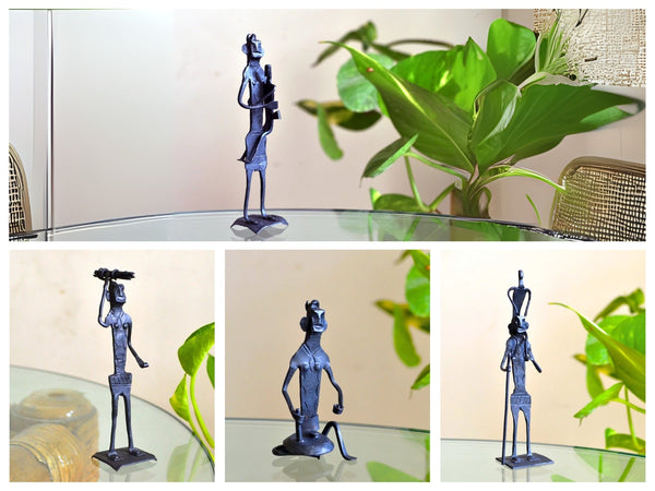 Wrought Iron Mini Tribal Bastar Figure