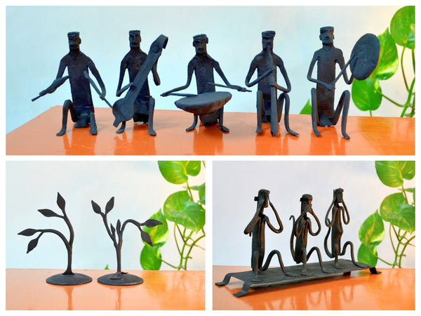 Wrought Iron Tribal Figure