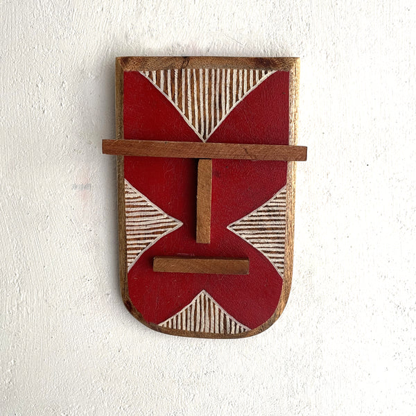 Wooden Small Hand Painted Mask - Chinhhari Arts store